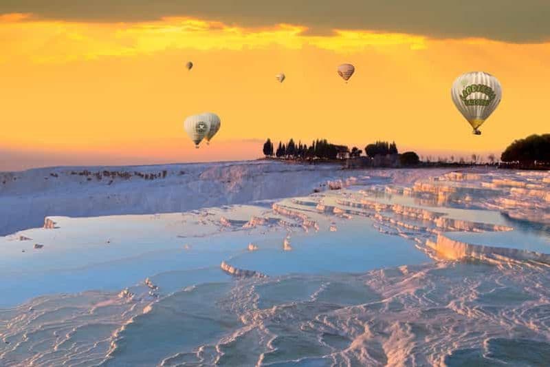Alanya, Side, Antalya : Tour en ballon au lever du soleil à Pamukkale