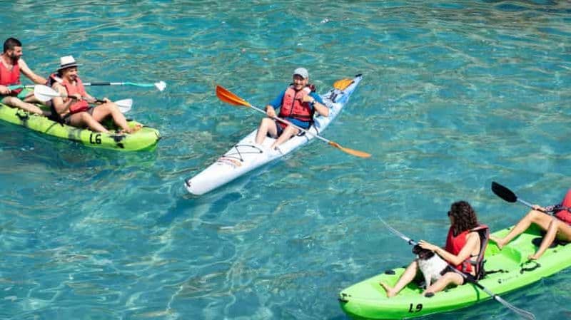 Roca Vecchia : excursion en kayak et en canoë à la grotte de la Poesia