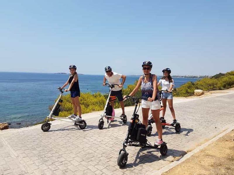 Billet Excursion en vélo Trikke sur la Riviera d'Athènes et le lac Vouliagmeni