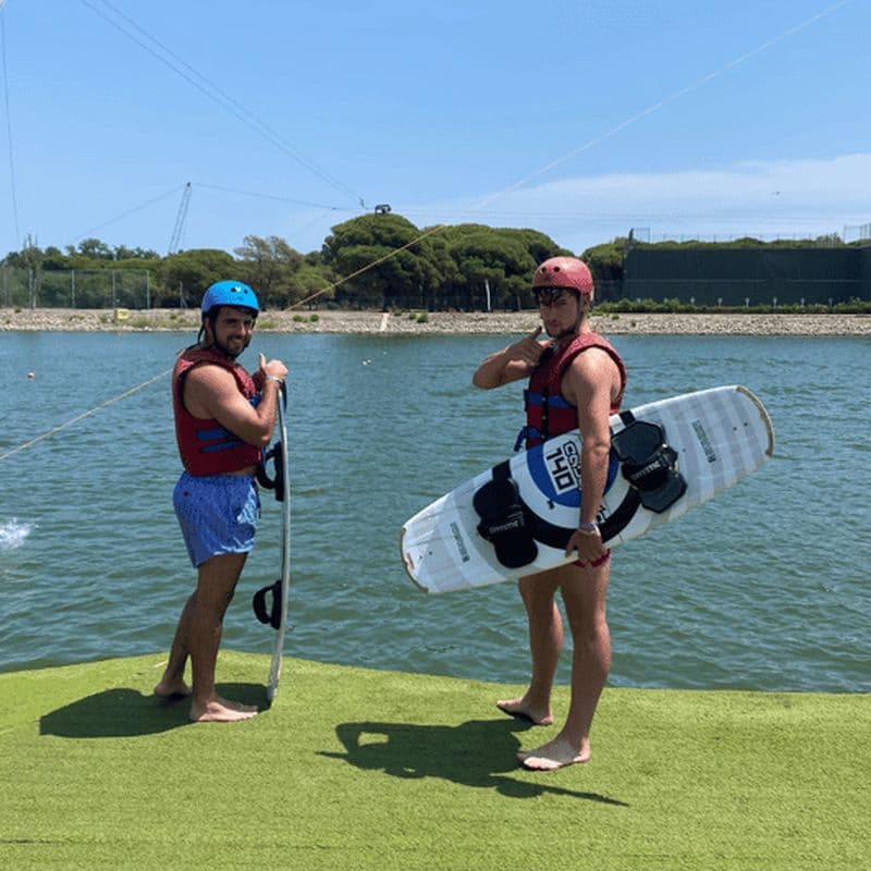 Billet Barcelone : Activité Wakepark avec transport en minibus