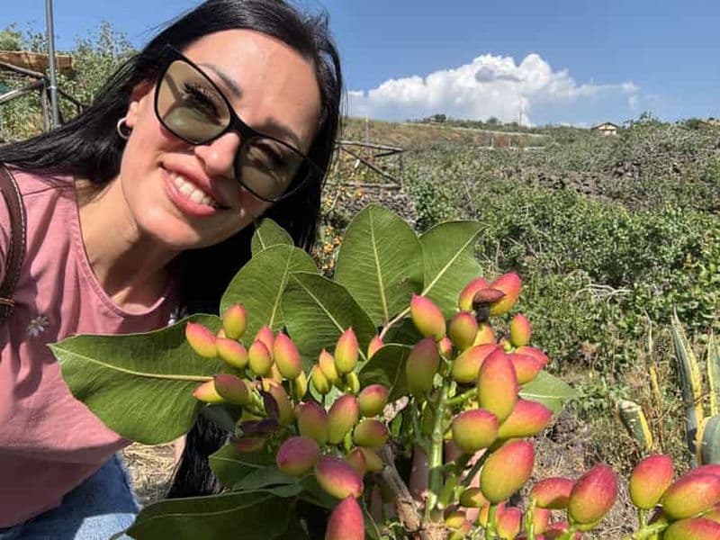 Billet Sicile : visite d'une ferme de pistaches à Bronte avec déjeuner
