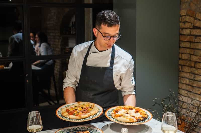 Billet Rome : cours de préparation de pizza et de glace avec dégustation de vin