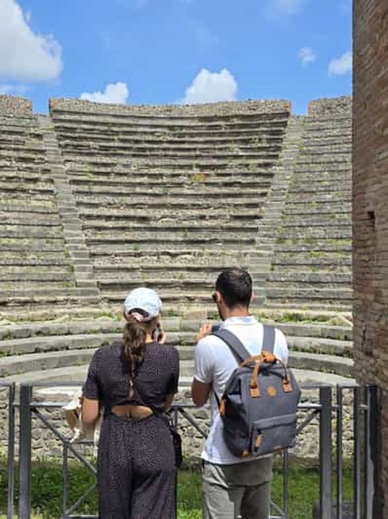 Billet Depuis Naples : visite coupe-file de Pompéi - visite en petit groupe