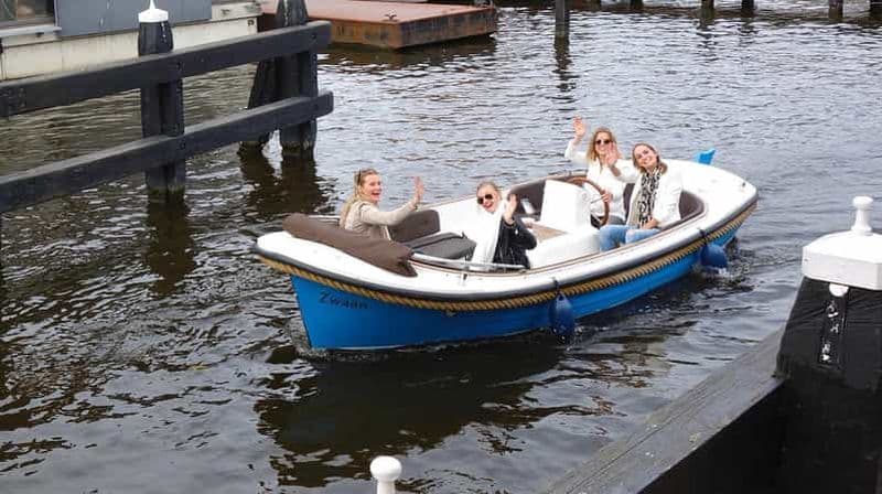 Billet Leiden : location de bateau - 2 heures - 6 personnes maximum - Enviso