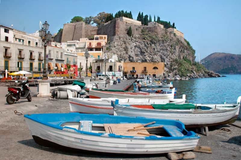 Au départ de Taormine : Lipari et Vulcano Mini Croisière Éolienne