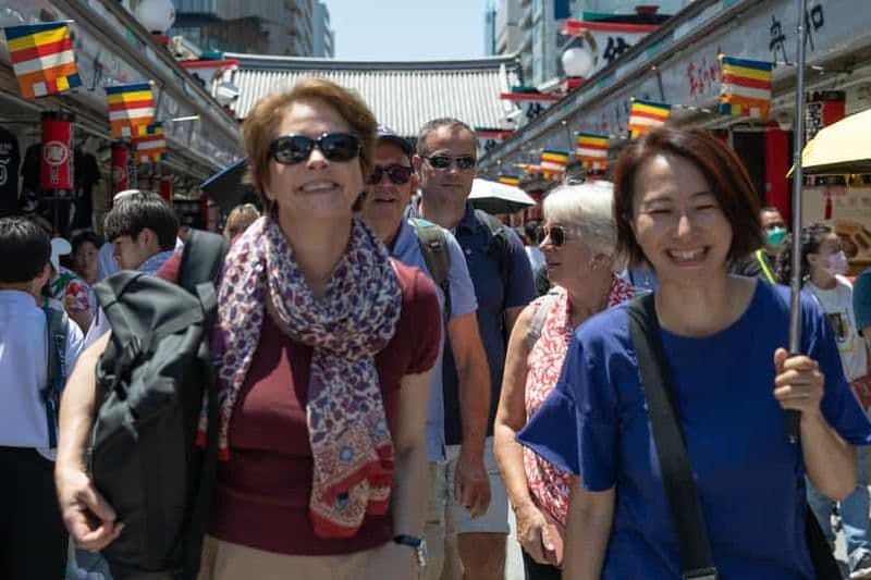 Tokyo : Visite à pied d'Asakusa avec visite du temple Sensoji