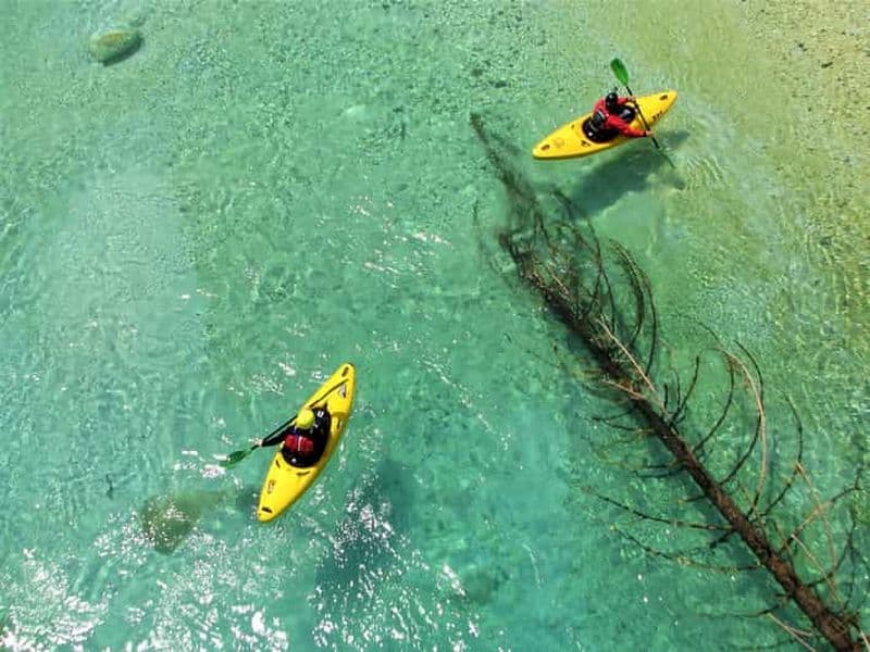 Billet Bovec : Cours de kayak d'un jour pour débutants sur la rivière Soča