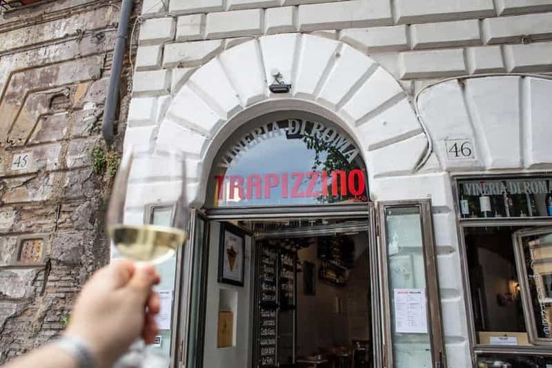 Billet Trapizzino Rome Wine Bar : Dégustation de vins locaux et d'huile d'olive