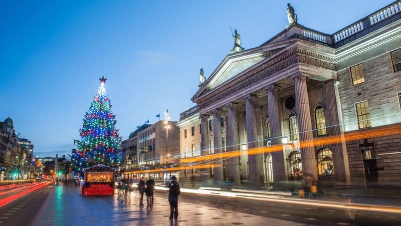 Dublin : visite citadine de Noël avec chocolat chaud et biscuits