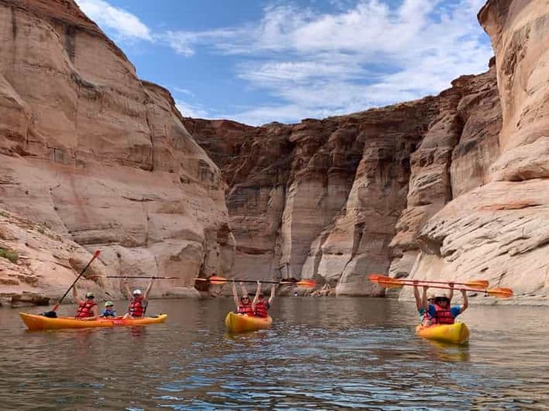 Billet Antelope Canyon Lac Powell : Randonnée guidée en kayak et randonnée pédestre
