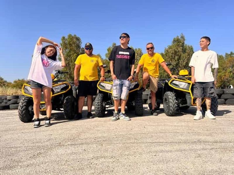 Málaga : Tour Off-Road 1 heure d'aventure en quad tout-terrain en solitaire