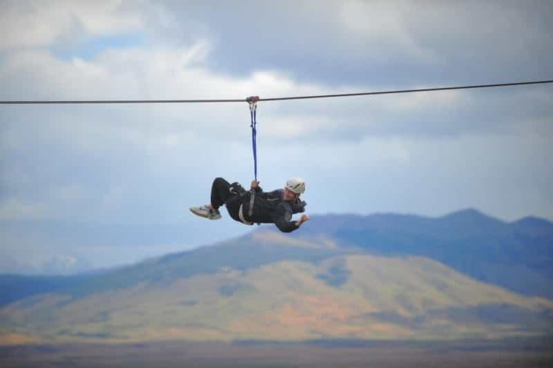El Calafate : Traversée tyrolienne dans le Cerro Frias