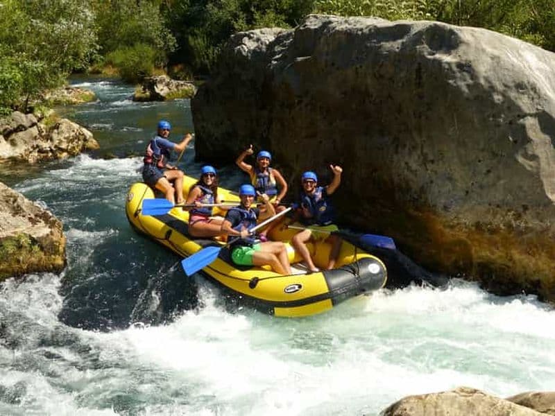 Rivière Cetina : rafting et saut de falaise
