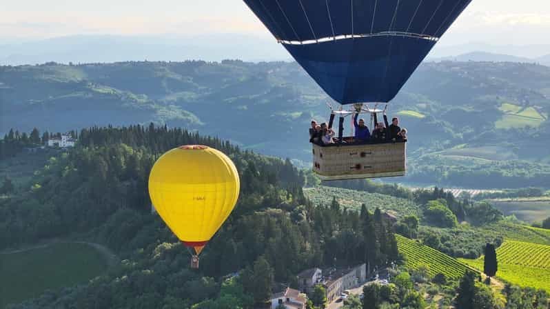 Montgolfière privée, Pienza, Montalcino, Val D'orcia