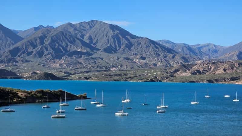 Barrage de Potrerillos : navigation en voilier