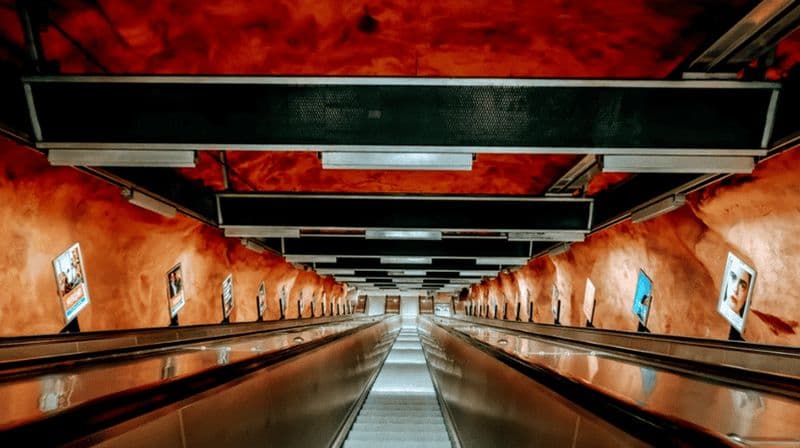 Billet Stockholm : Visite artistique et photographique du métro - La plus longue galerie d'art du monde