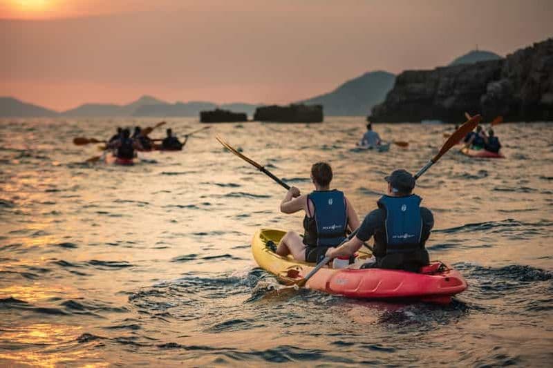 Billet Dubrovnik : Excursion en kayak et plongée en apnée au coucher du soleil