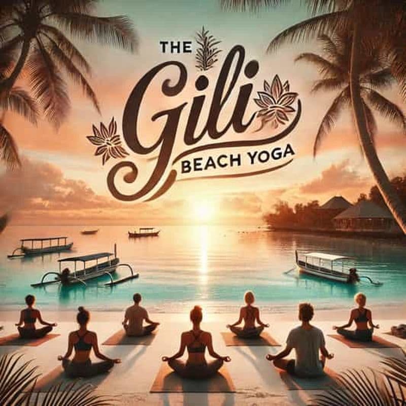 Gili Trawangan : yoga au lever et au coucher du soleil sur la plage de l'île de Gili