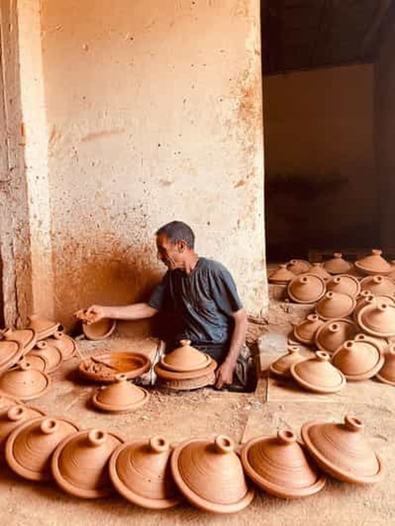 Marrakech : une journée nature, poterie, promenade et piscine