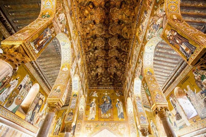 Palerme d'or : visite de la cathédrale, du palais royal et de la chapelle palatine