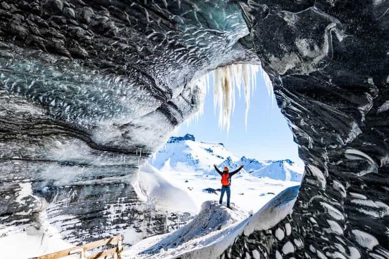 Billet Depuis Vík : visite en petit groupe de la grotte de glace de Katla