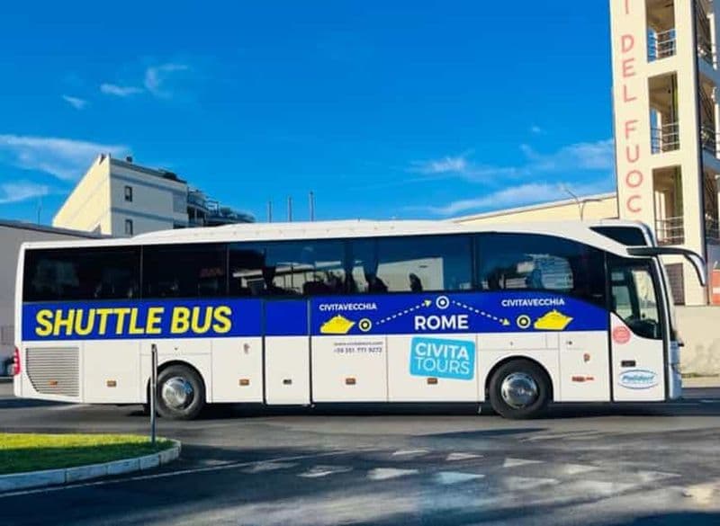 Civitavecchia : Transfert du port de croisière à la gare Termini de Rome