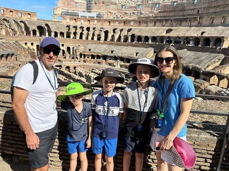 Billet Visite privée du Colisée et de la Rome antique pour les enfants
