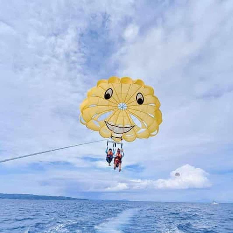 Boracay : aventure en parachute ascensionnel avec caméra Insta 360 degrés