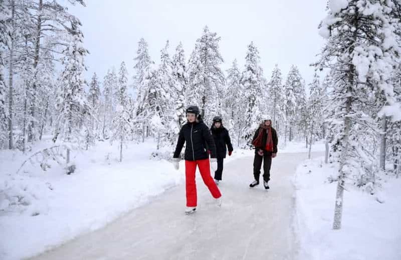 Billet Rovaniemi : Visite de la forêt en patins à glace