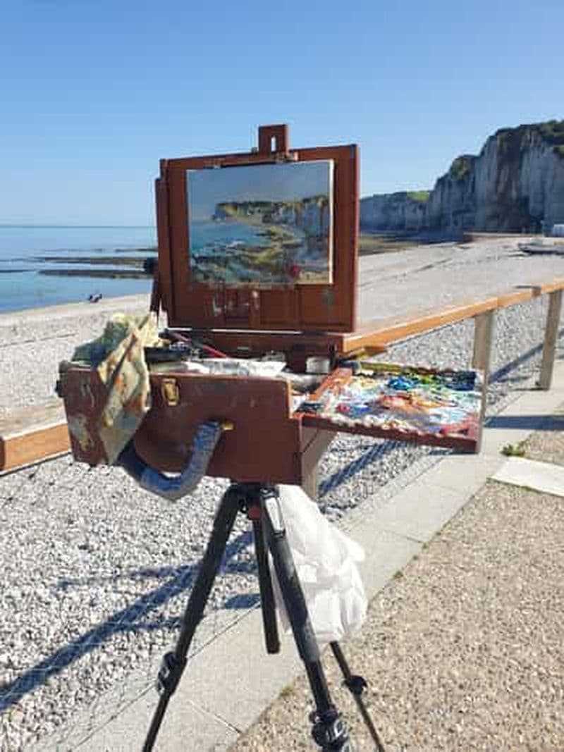 Fécamp : Atelier peinture en plein air
