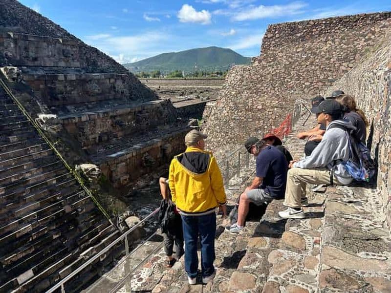 Billet Pyramides de Teotihuacan et restaurant LA GRUTA (original)