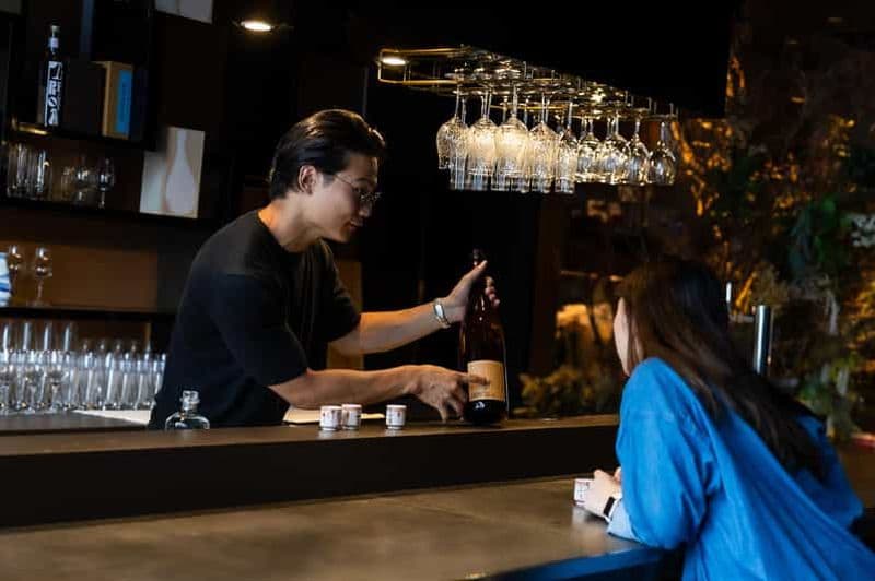 Billet Ginza, Tokyo : Expérience du saké avec des récipients traditionnels