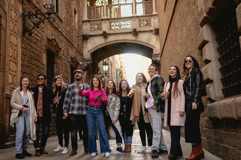 Billet Barcelone : visite guidée à pied des joyaux cachés, avec plus de 10 sites touristiques