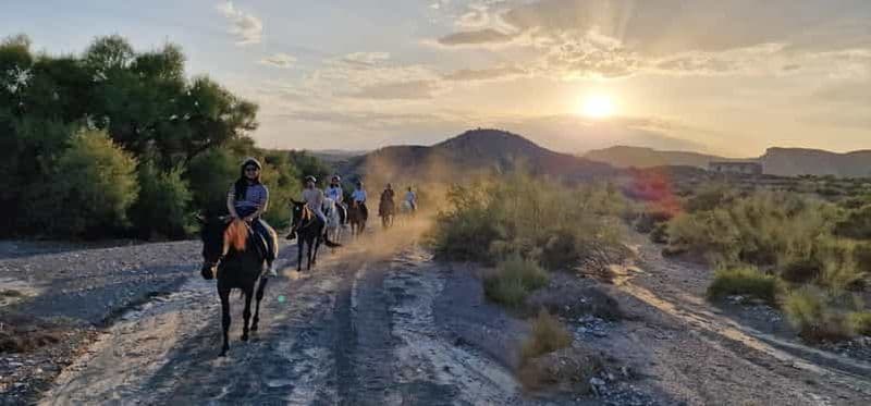 Almeria : Randonnée à cheval dans le désert de Tabernas