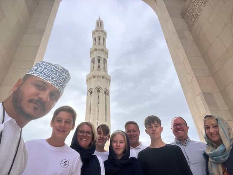 Billet Mascate : visite guidée de la Grande Mosquée du Sultan Qabus