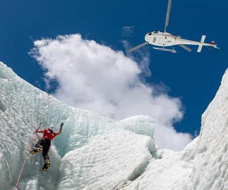 Billet Franz Josef : Escalade de glace sur glacier avec transfert en hélicoptère