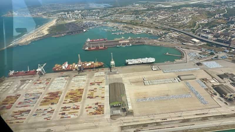 Port Elizabeth : Vol en hélicoptère avec saut à l'élastique