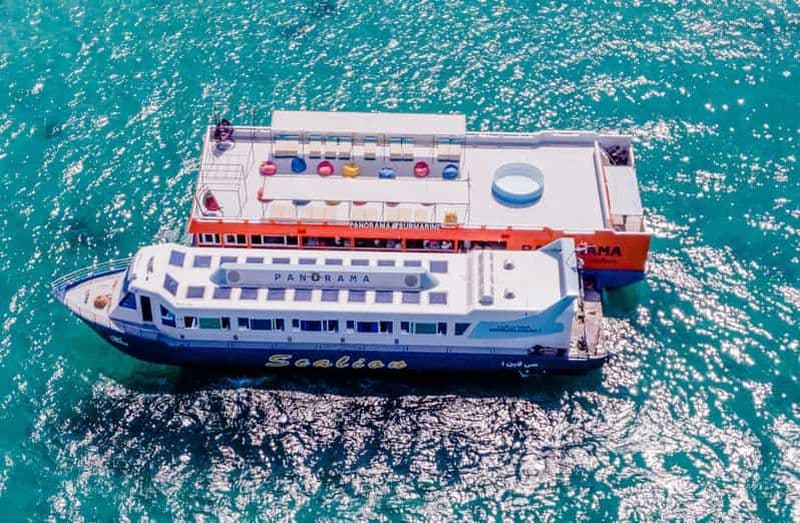 Hurghada : Croisière semi-sous-marine panoramique avec plongée en apnée