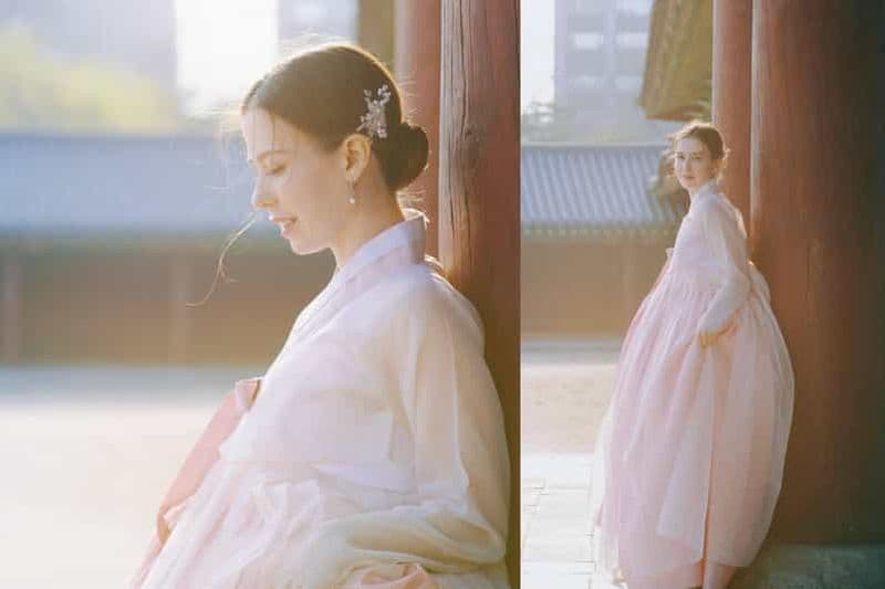 Photographie de portraits en hanbok au palais de Gyeongbokgung