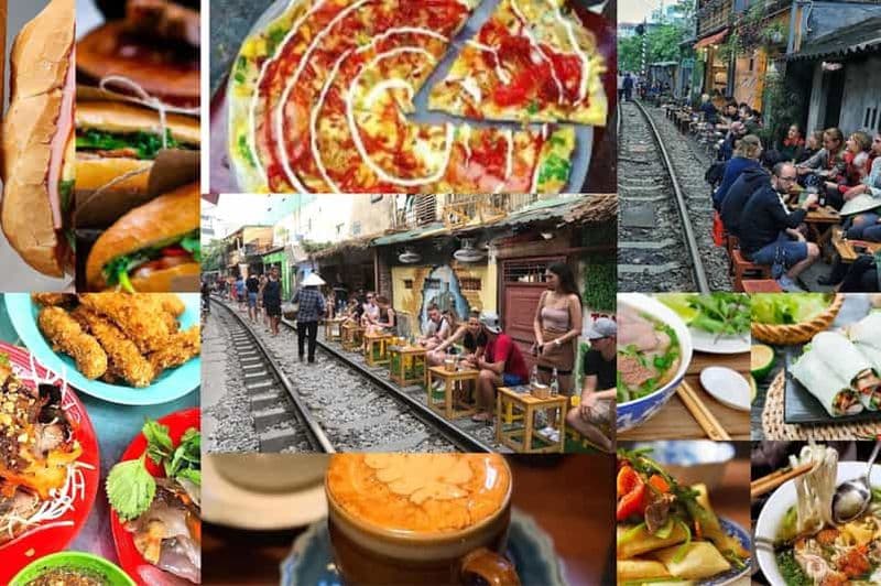 Privé : Safari gastronomique en train à Hanoi