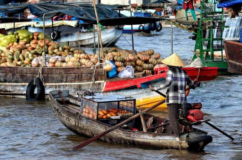 Depuis Ho Chi Minh : Marché flottant de Cai Rang et cours de cuisine