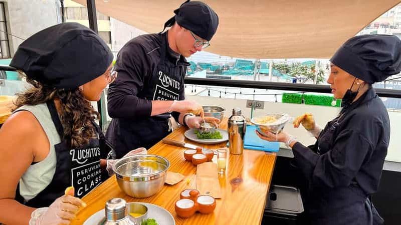 Lima : cours de cuisine n° 1 avec les meilleurs plats et le meilleur Pisco Sour