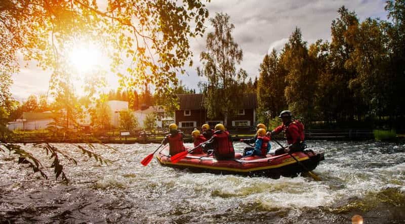 Depuis Ruka : Le rafting en famille