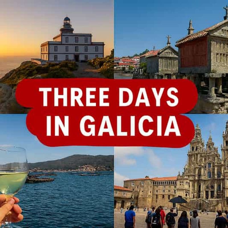 Billet Saint-Jacques-de-Compostelle : circuit de 3 jours à Finisterre, Rías Baixas et cathédrale