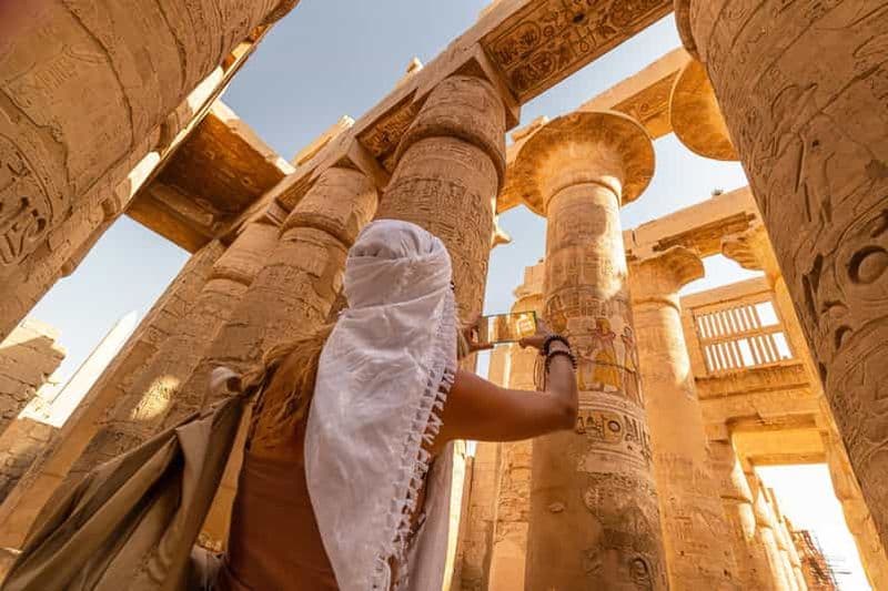 Billet Louxor : billet d'entrée au temple de Karnak avec code QR