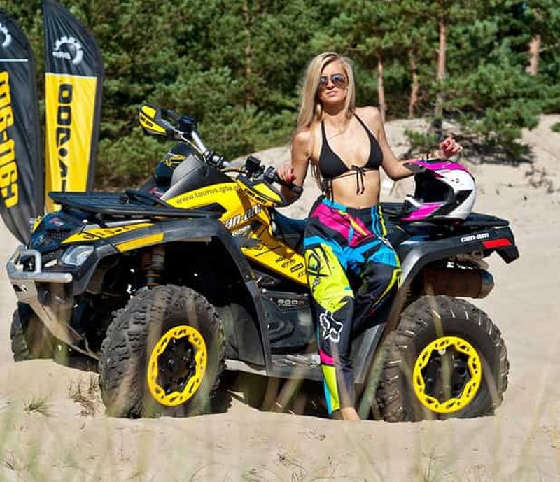 Gdańsk : une heure d'expérience en quad hors route