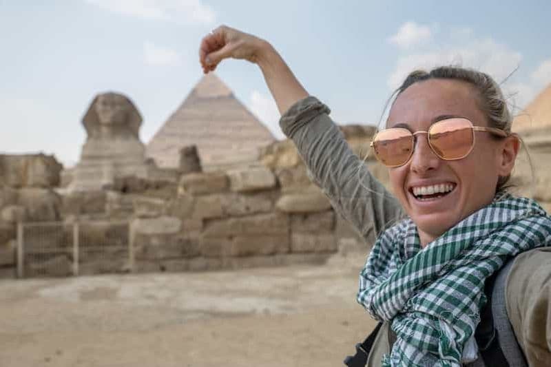 Depuis Hurghada : Excursion d'une journée au Caire en avion