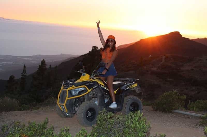 Quad au Teide pour le coucher du soleil