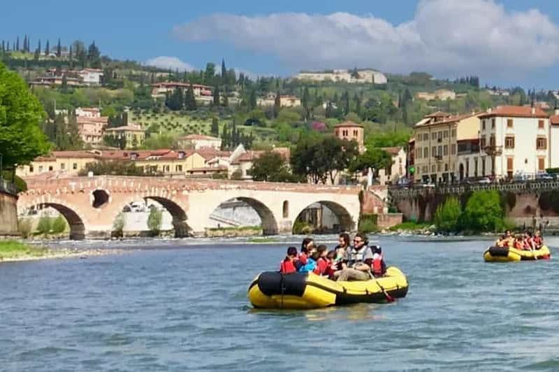 Vérone : expérience guidée de rafting sur la rivière Adige