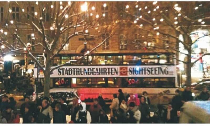 Billet Visite nocturne de la ville pendant l'Avent